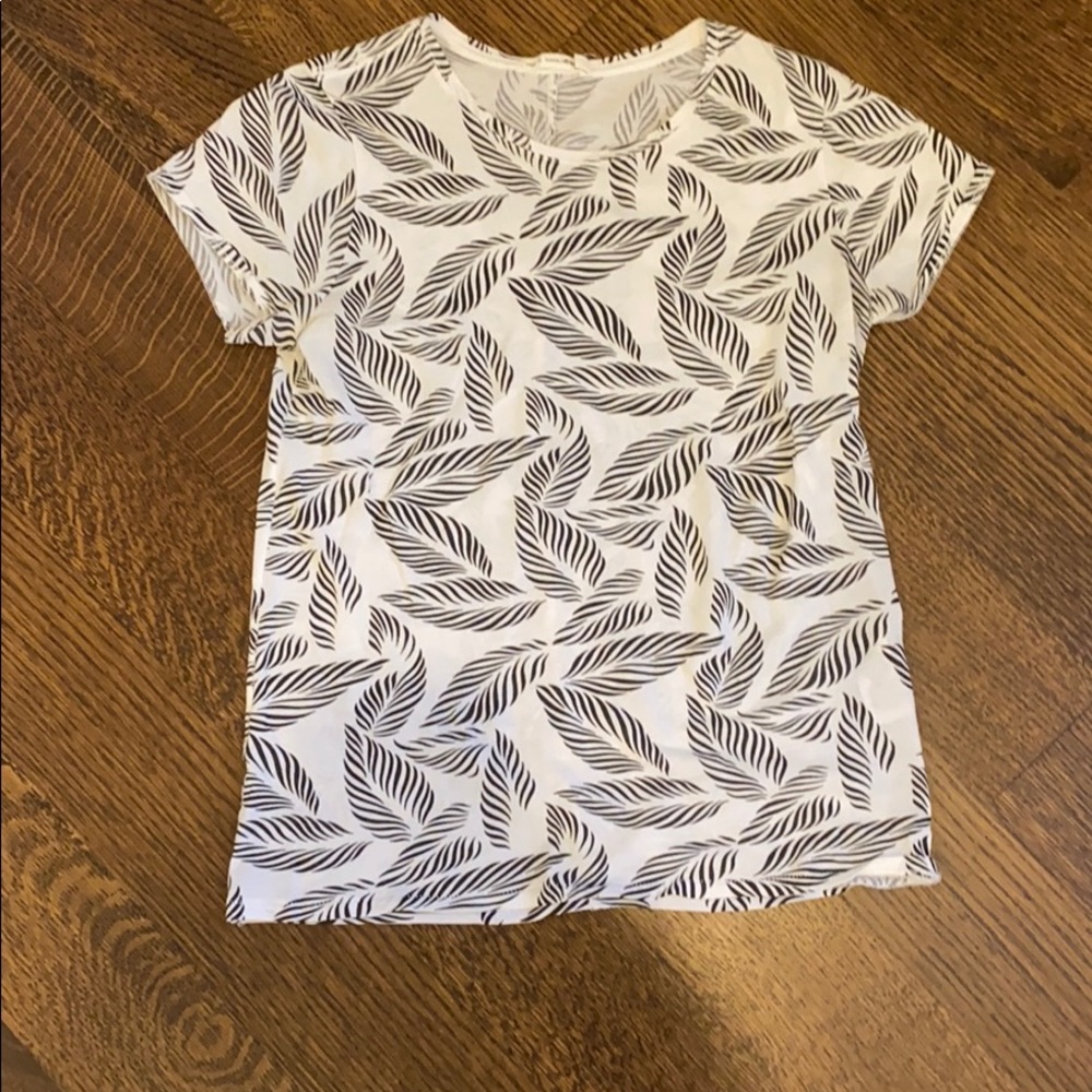 RAG&BONE LEAF PRINT TEE